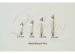 Metal Brooch Pins (Pack of 10)